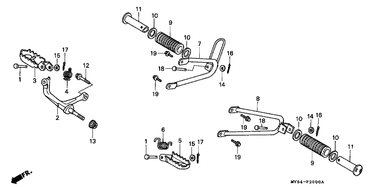 FOOTPEG/FOOTREST