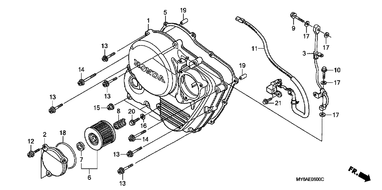 RIGHT CRANKCASE COVER