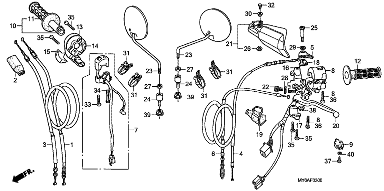 HANDLE SWITCH/CABLE