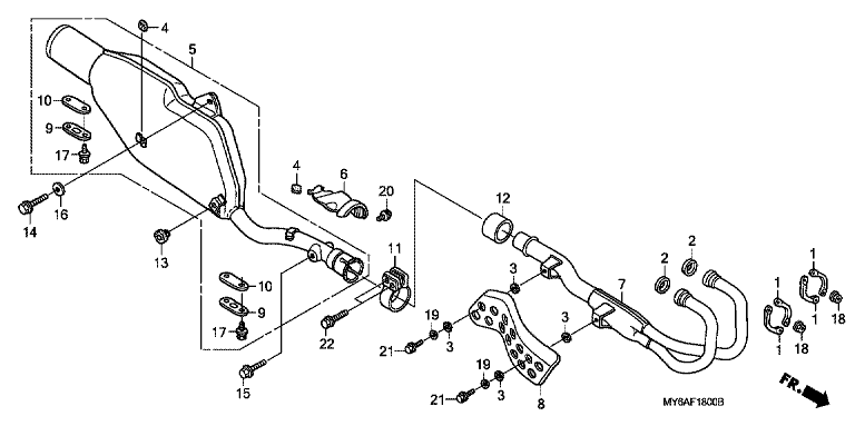 EXHAUST MUFFLER
