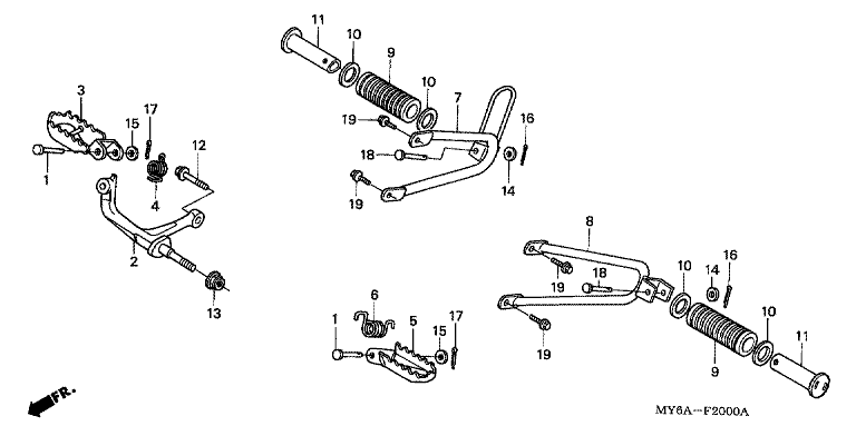 FOOTPEG/FOOTREST