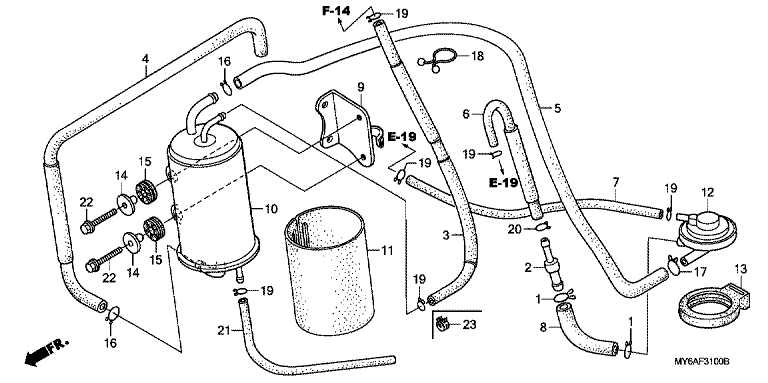 EVAP CANISTER (AC)