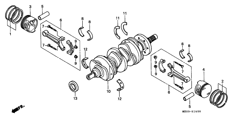 CRANKSHAFT/PISTON