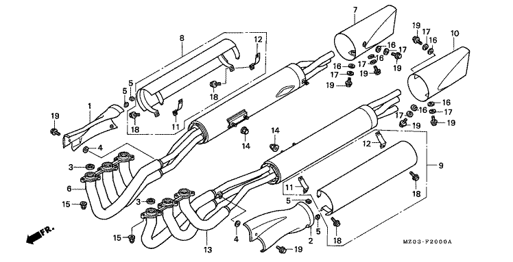EXHAUST MUFFLER