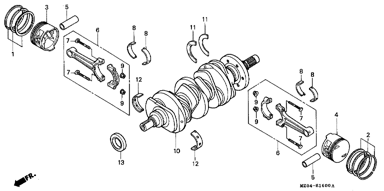 CRANKSHAFT/PISTON