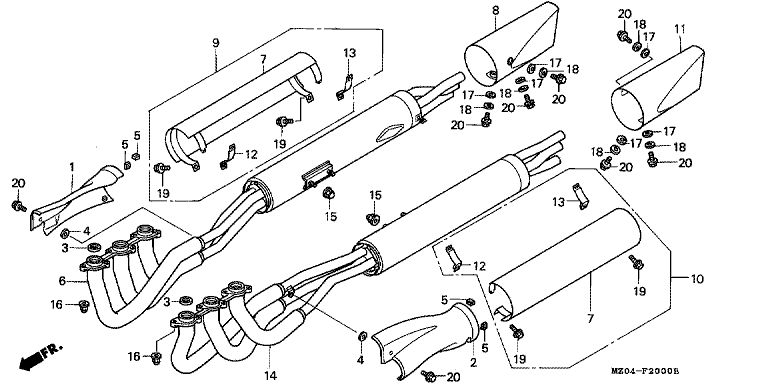 EXHAUST MUFFLER