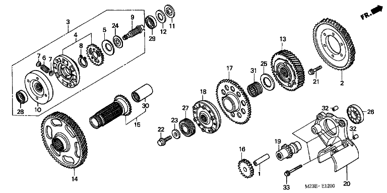 PRIMARY DRIVE GEAR