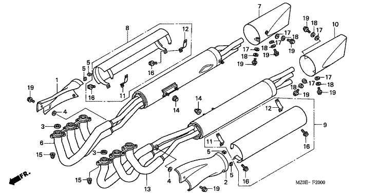 EXHAUST MUFFLER