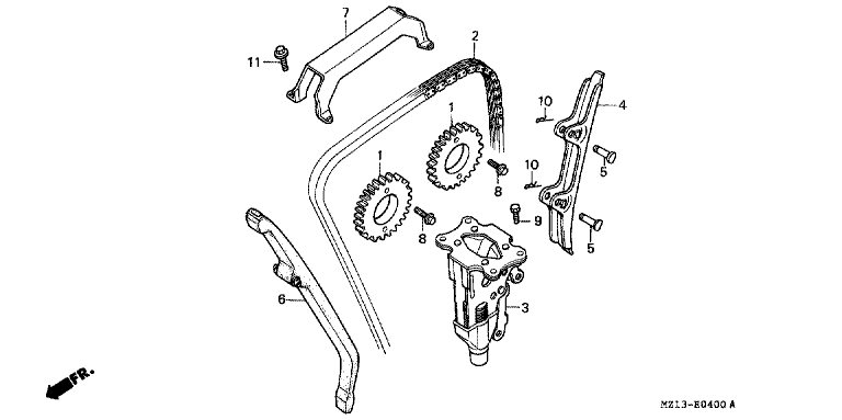 CAM CHAIN/TENSIONER