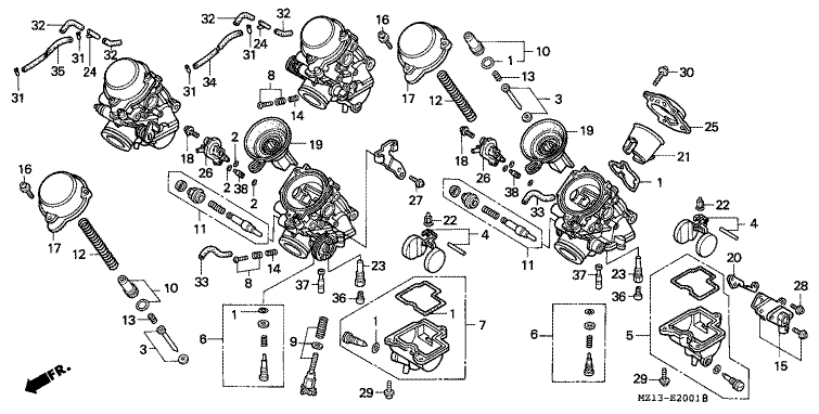 CARBURETOR (COMPONENT PARTS)