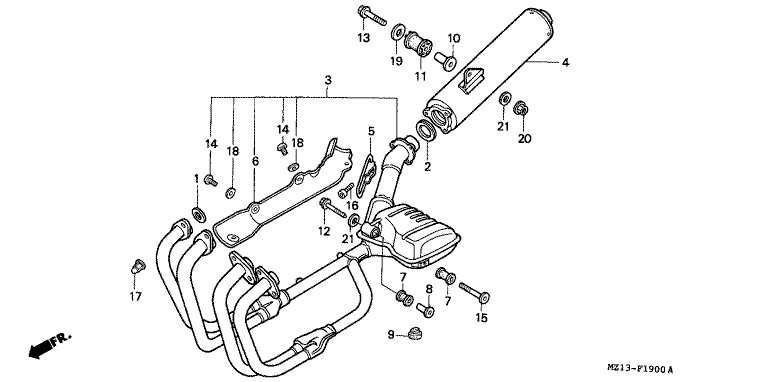 EXHAUST MUFFLER